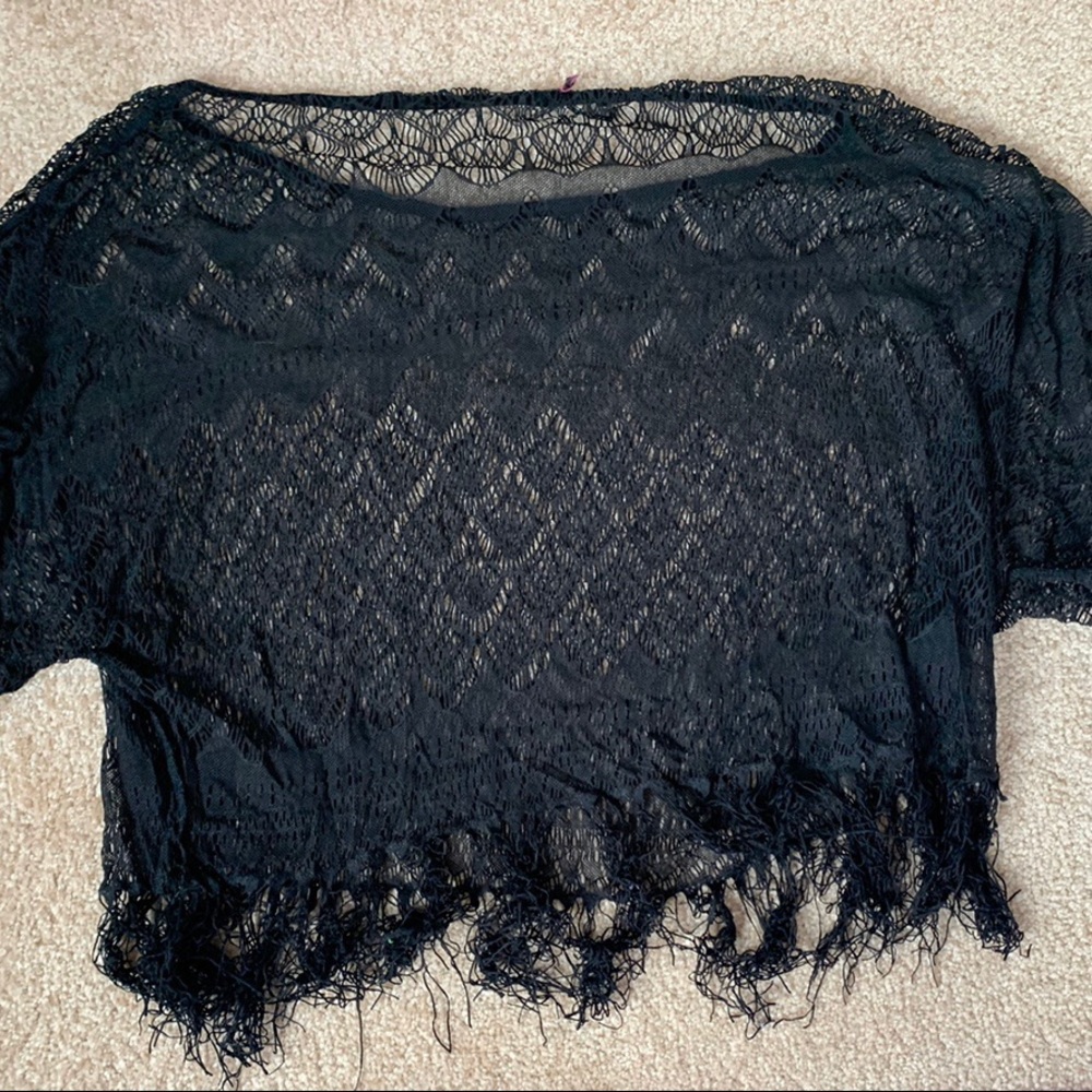 Lace Sheer Crop